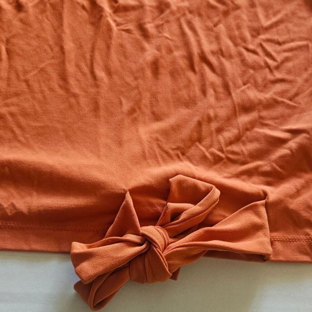 IMANI Rust colored blouse Sz 1x - Picture 2 of 5